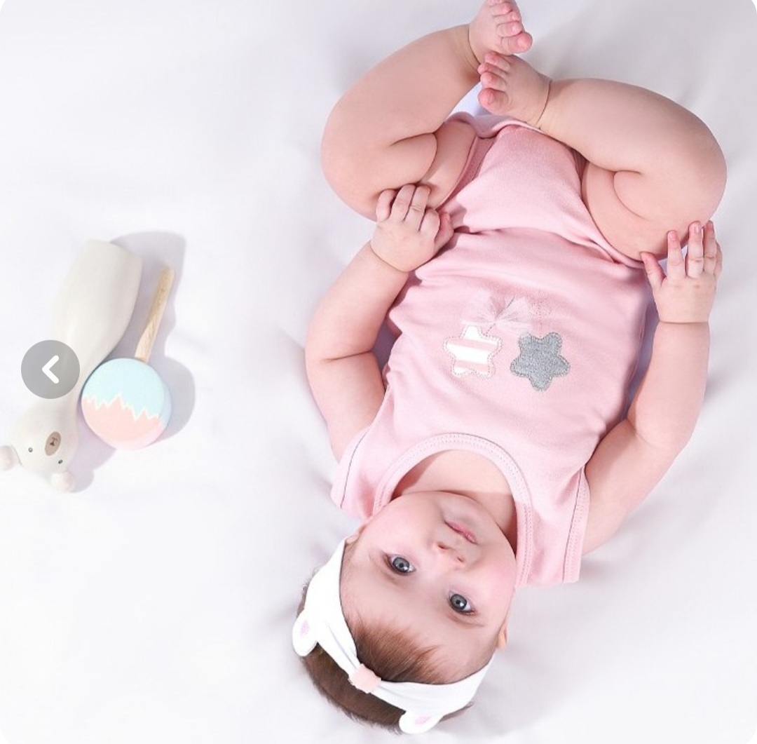 زيردکمه رکابي طرح بالرین رنگ صورتی نيلي Nili